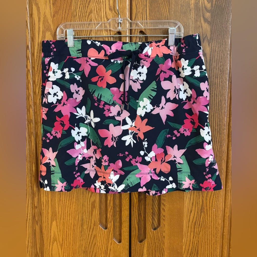 Speedo Women's Tropical Floral Skort - Pink, Green, White
